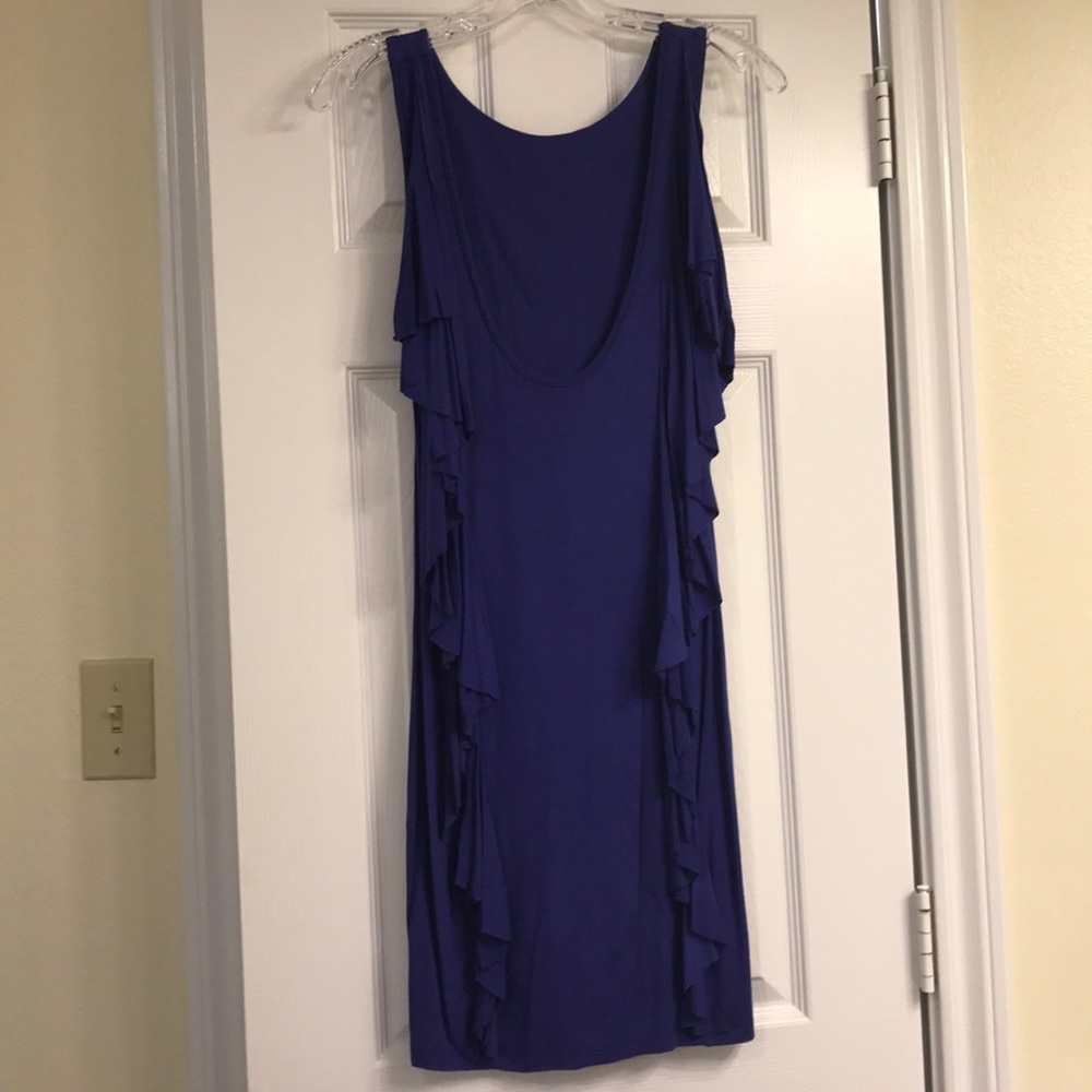 Back ruffle Dress